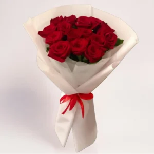 15 красных роз в Алматы