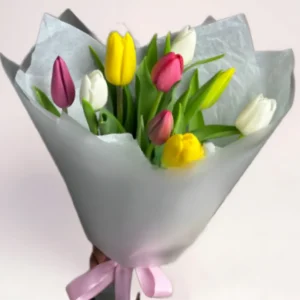 9 микс тюльпанов Алматы