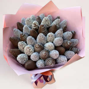 Букет из клубники в шоколаде XL — ассорти, Алматы